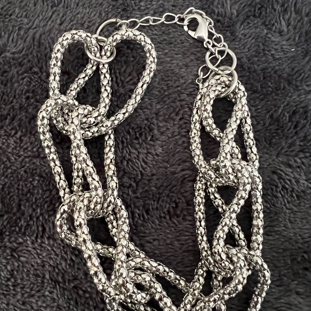Silver plated bracelet